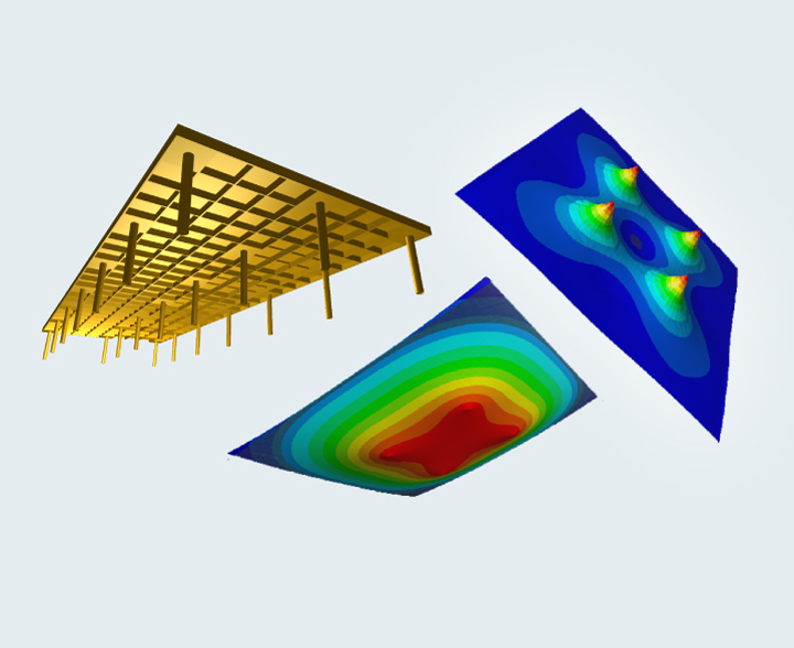 Fepla - πρόγραμμα υπολογισμού πλακών με πεπερασμένα στοιχεία από την LH Λογισμική