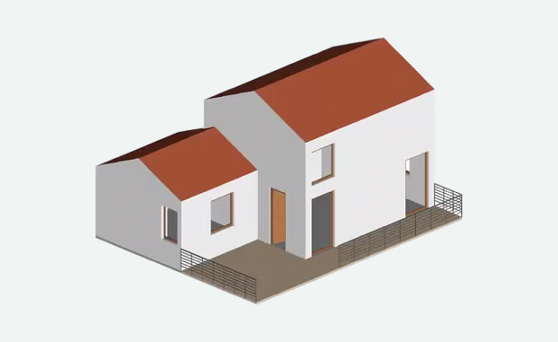 Tekton video - Παράδειγμα μοντελοποίησης μονόροφου κτιρίου